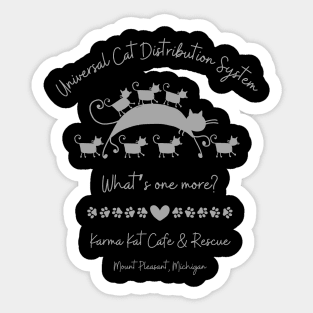 Universal Cat Distribution System Sticker